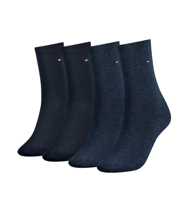 Tommy Hilfiger sokken 4 paar sock jeans dames 701219560-002 Tommy Hilfiger chaussettes 4 paires sock jeans femmes