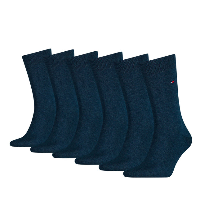 Tommy Hilfiger sokken 6 paar sock jeans heren 701219561-003 Tommy Hilfiger chaussettes 6 paires sock jeans hommes