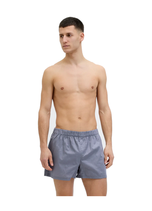 Jack & Jones wijde boxershort 5 pack jacmilano woven boxers chambray blue troposhere/city skyline/naval/black heren