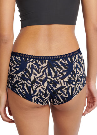 Sloggi 3 shorts Go Crush short blue dames