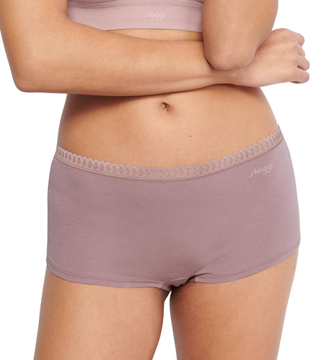 Sloggi 3 shorts Go Crush short rose dames