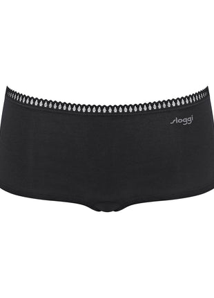 Sloggi 3 shorts Go Crush short blue dames