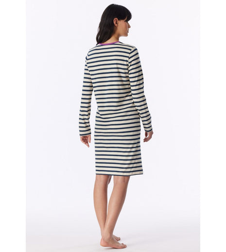 Schiesser nightshirt 1/1 casual essentials seasalt dames - afbeelding 2